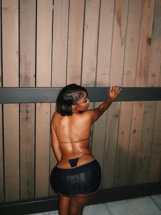 Black 3 Piece Kini Set