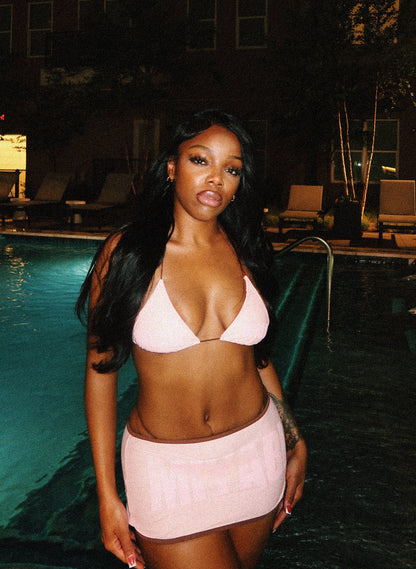 Soft Pink 3 Piece Kini Set