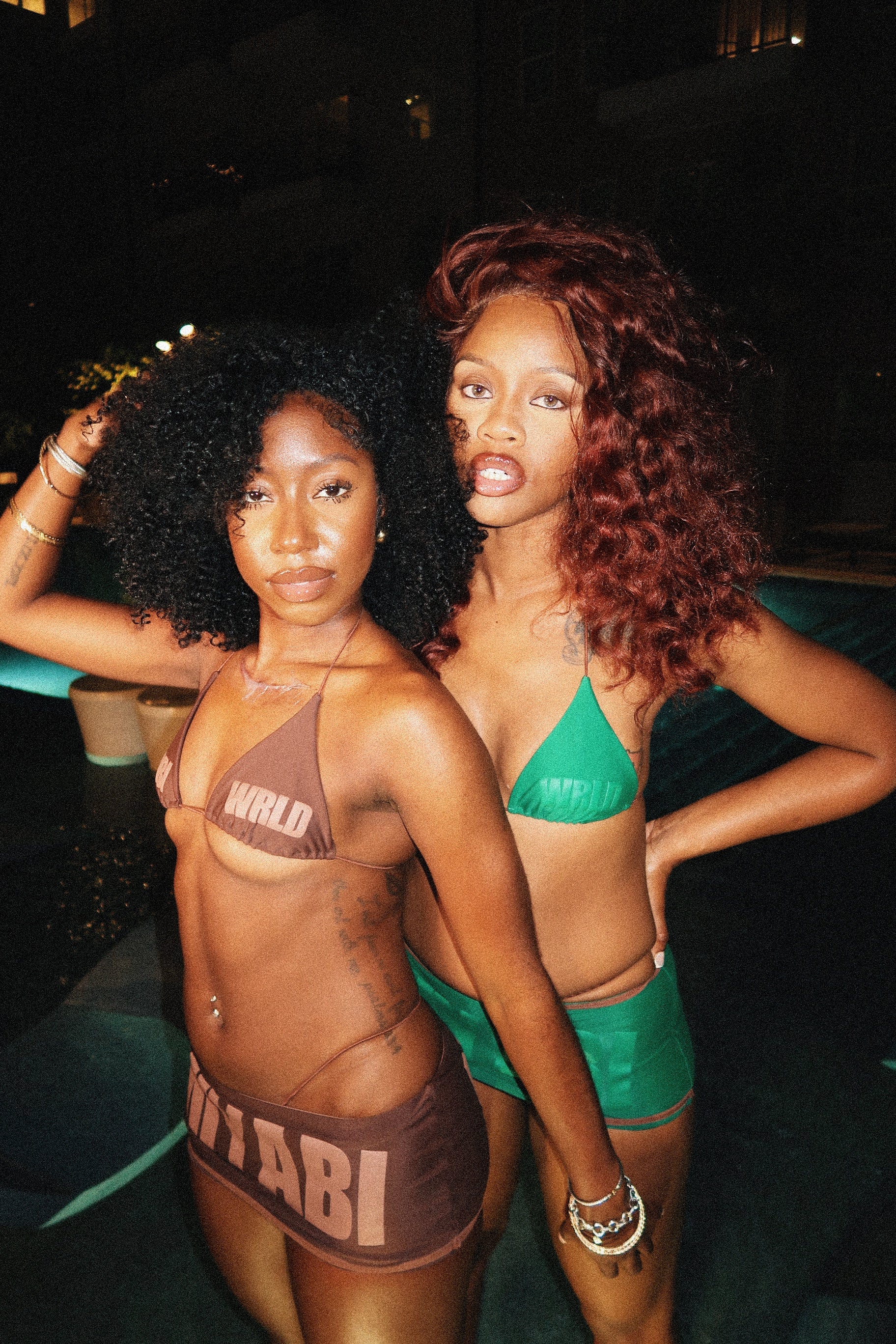 Green 3 Piece Kini Set